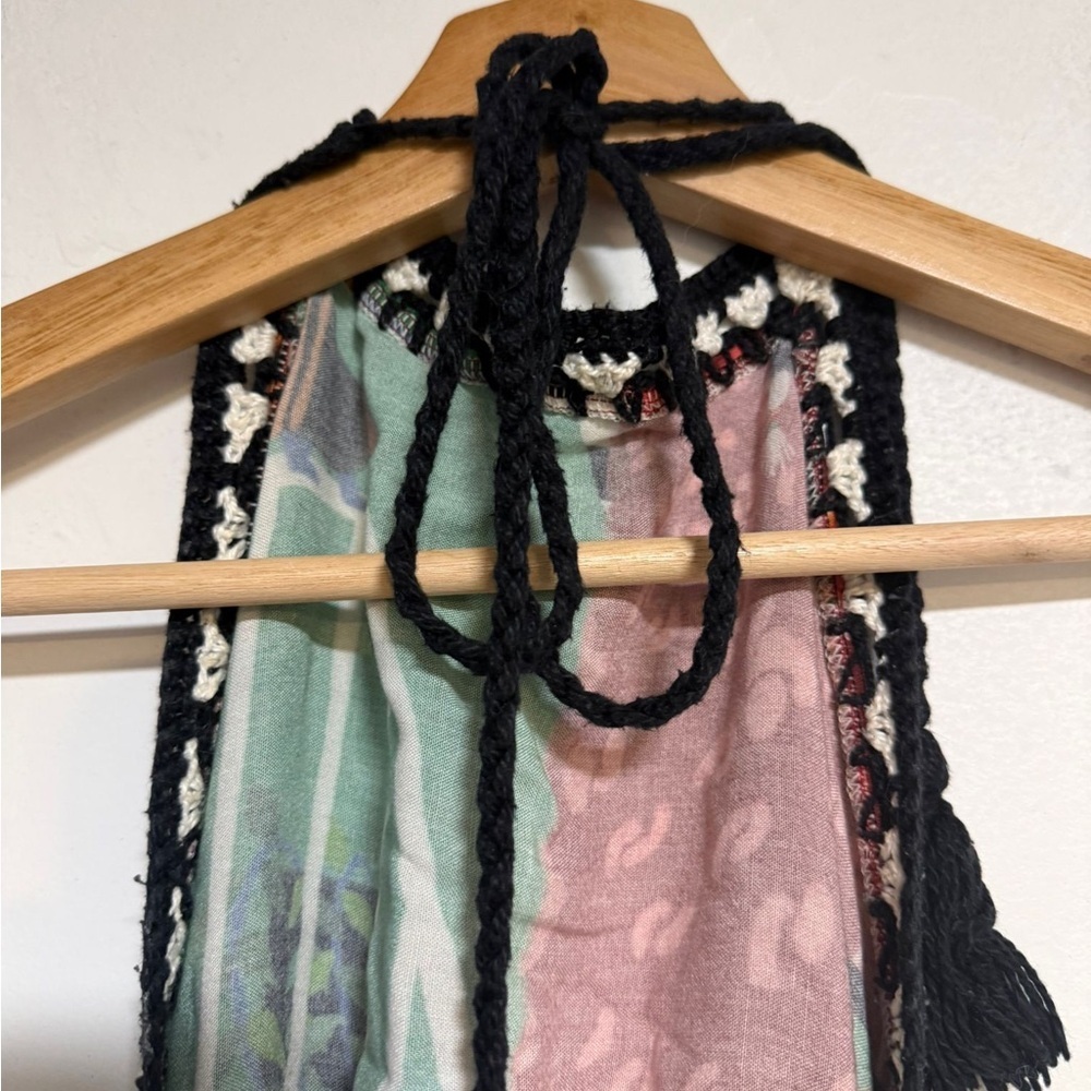 FARM Rio Jungle Scene Halter Maxi Dress – Size P (Small) - Picture 8 of 10